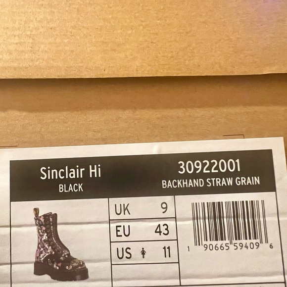 Sinclair Hi Vintage Floral Platform Boots - size 11 - Picture 6 of 6